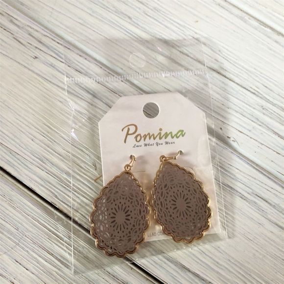 wildarrow Jewelry - Pomina Boho Laser Cut Dangle Earrings